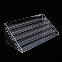 GOTOTOP Estante de Almacenamiento Organizador de Esmalte de Uñas de Acrílico para Muestras Exhibición Transparente (5…